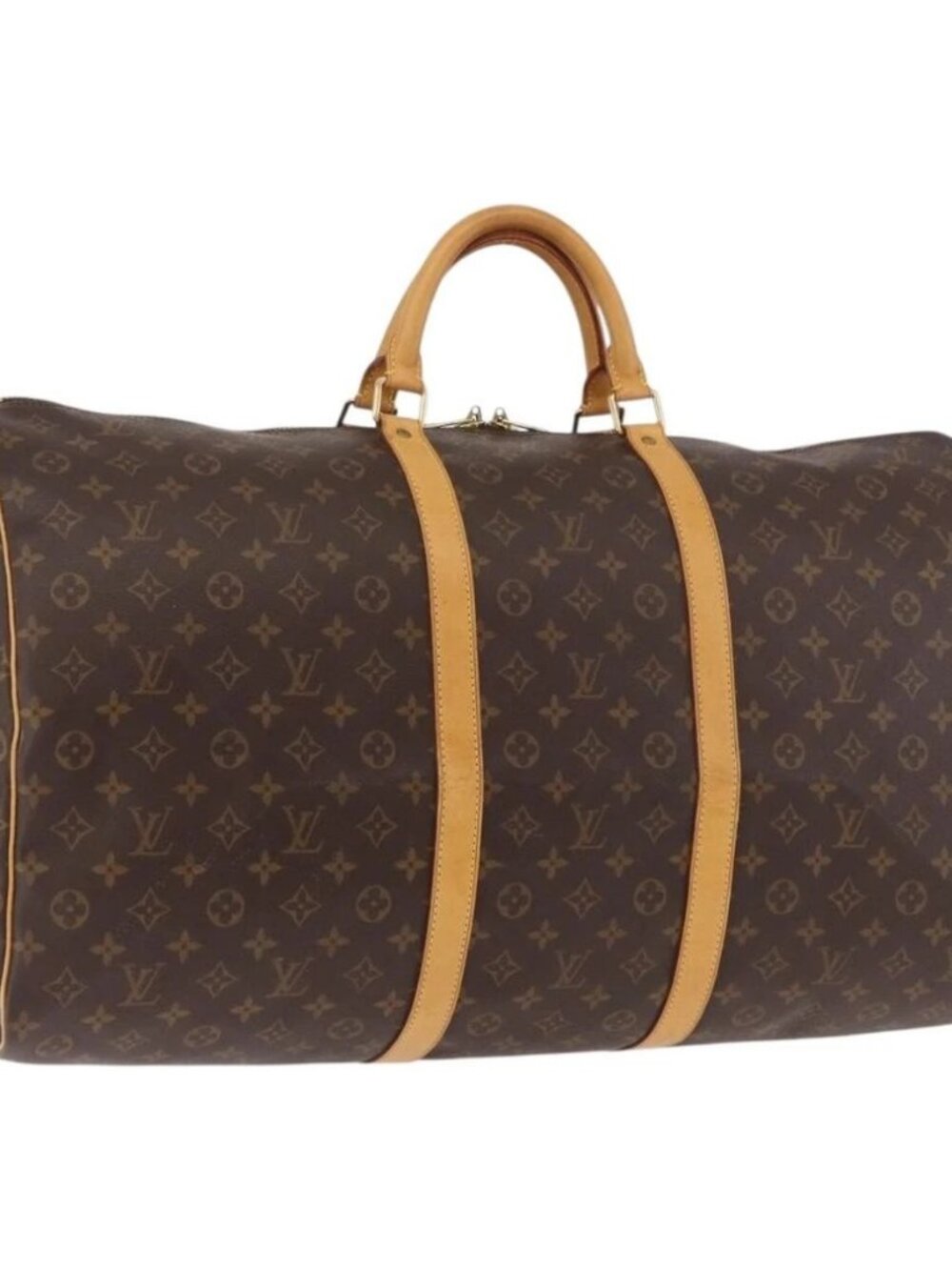 LOUIS VUITTON Monogram Keepall 60 Boston Bag M41422 LV Auth 138580